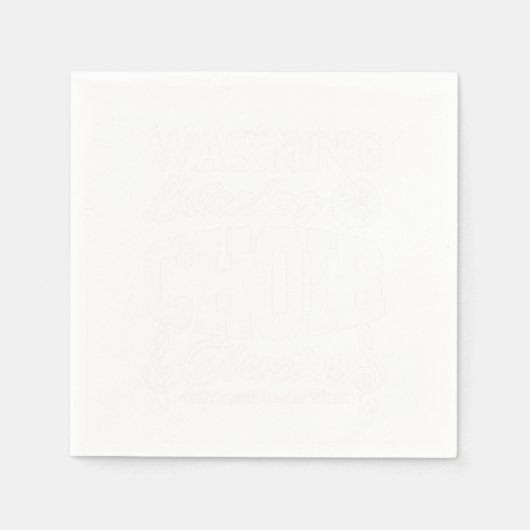 Serviette En Papier Chorale Chorus Choral Music Singer Cadeau (Devant)