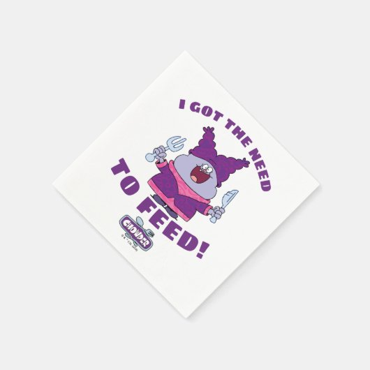 Serviette En Papier Chouette avec Fourche et couteau (Coin)