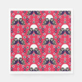 Serviette En Papier Chouette d'art populaire (Devant)