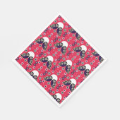 Serviette En Papier Chouette d'art populaire (Coin)