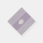 Serviette En Papier Chouette Oracle Pastel Purple (Coin)