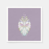 Serviette En Papier Chouette Oracle Pastel Purple (Devant)