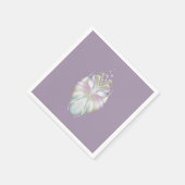 Serviette En Papier Chouette Oracle Pastel Purple (Coin)