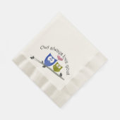 Serviette En Papier Chouette Toujours Vous Aimer, Papier Napkin (Coin)