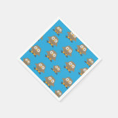 Serviette En Papier Chouettes (Coin)
