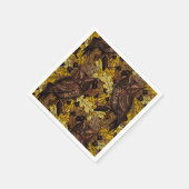 Serviette En Papier Chouettes d'automne (Coin)