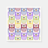 Serviette En Papier Chouettes mignonnes, Chouette Motif, Chouettes pou (Devant)