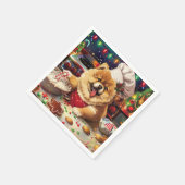 Serviette En Papier Chow Chow Holiday Baking : Festive Noël (Coin)