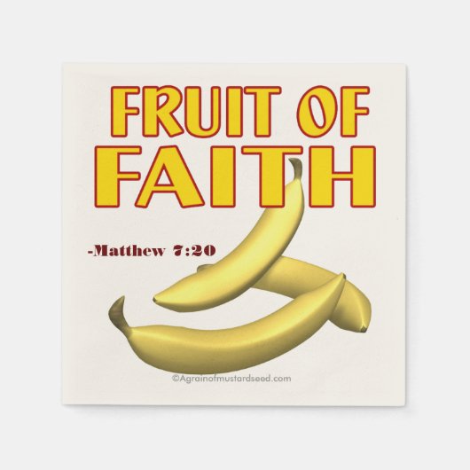 Serviette En Papier chrétien (Devant)