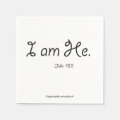 Serviette En Papier chrétien (Devant)