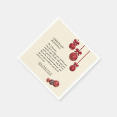 Serviette En Papier chrétien | LE SEIGNEUR VOUS BLESSE | Papier de Noë (Coin)