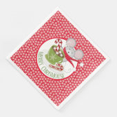 Serviette En Papier ChrisMouse Flacons de neige Papier Napkin (Coin)