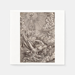 Serviette En Papier Christ né au ciel par les anges