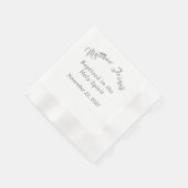 Serviette En Papier Christening/Baptême (Coin)