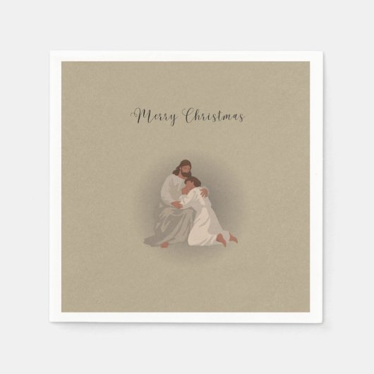 Serviette En Papier Christian Christmas Napkins (Devant)