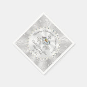 Serviette En Papier Christian Personnalisé Cocktail Mariage de serviet (Coin)