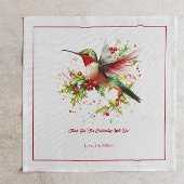 Serviette En Papier Christma Thème Colibri