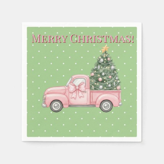 Serviette En Papier Christmas (Devant)