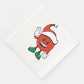 Serviette En Papier Christmas Apple - A Sweet and Festive Holiday Desi (Coin)