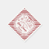 Serviette En Papier Christmas Baby Shower (Coin)