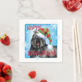 Serviette En Papier Christmas Bouvier (En situation)