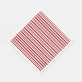 Serviette En Papier Christmas Candy Cane Stripes (Coin)
