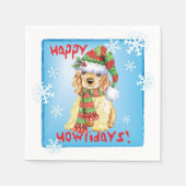Serviette En Papier Christmas Cocker Spaniel (Devant)