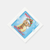 Serviette En Papier Christmas Cocker Spaniel (Coin)