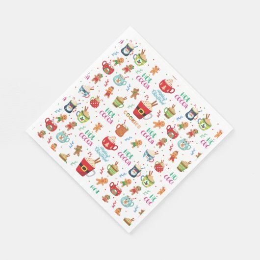 Serviette En Papier Christmas Cococoa, Ginger Cookies (Coin)