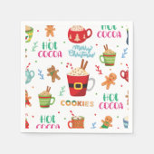 Serviette En Papier Christmas Cococoa, Ginger Cookies (Devant)