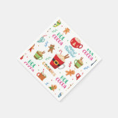 Serviette En Papier Christmas Cococoa, Ginger Cookies (Coin)