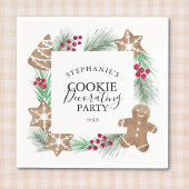 Serviette En Papier Christmas Cookie Decorating Party