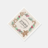 Serviette En Papier Christmas Cookie Exchange Party (Coin)