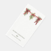 Serviette En Papier Christmas Garland Paper Guest Towels (Coin)