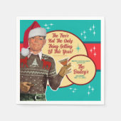 Serviette En Papier Christmas Getting Lit This Year Cocktail Napkins 2 (Devant)