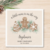 Serviette En Papier Christmas Gingerbread Boy's Baby Shower