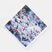 Serviette En Papier Christmas Idyll mignon (Coin)
