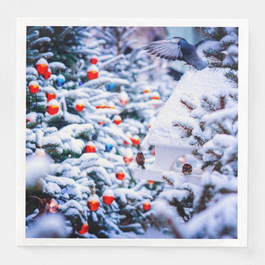 Serviette En Papier Christmas Idyll mignon (Devant)
