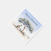 Serviette En Papier Christmas Kangaroo Koalas Platypus Gumtree Baubles (Coin)