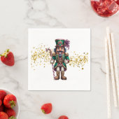 Serviette En Papier Christmas Nutcracker (En situation)