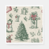 Serviette En Papier Christmas paper napkin (Devant)
