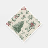 Serviette En Papier Christmas paper napkin (Coin)