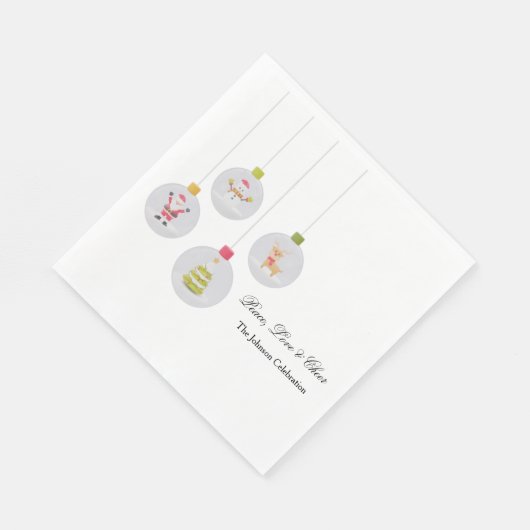 Serviette En Papier Christmas Paper Napkin (Coin)