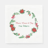 Serviette En Papier Christmas Paper Napkins (Devant)