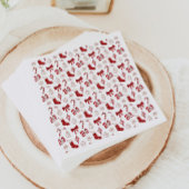 Serviette En Papier Christmas Paper Napkins Holiday Napkins Red Bow