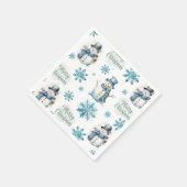 Serviette En Papier Christmas Snowman (Coin)