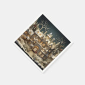 Serviette En Papier Christmas Snowy Manor Storybook Wonderland (Coin)