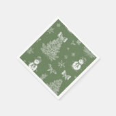 Serviette En Papier Christmas toile napkins (Coin)