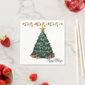 Serviette En Papier Christmas Tree Nepkins (En situation)