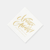 Serviette En Papier Christos Anesti Grec Orthodoxe Jaune de Pâques (Coin)